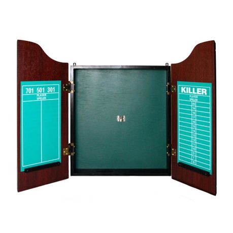 Medalist Wooden Dartboard Cabinet