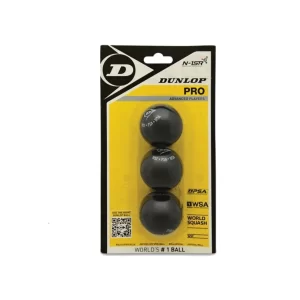 Dunlop Pro High-Altitude Squash Balls X3